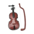 thumbnail image 6 of DOLITY 6x1/12 Dollhouse Miniature Musical Instrument Model for Home Bedroom Ornaments Violin 6 Pcs, 6 of 8