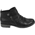 thumbnail image 2 of Women's Earth Brook Slouch Boot Black Bongo Leather 5.5 M, 2 of 6