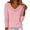 Pink, variant on Active Tops Women Elegant Eyelet Knit Top for Everyday and Long Sleeve Neck Blouse with Soft Texture for Spring and Fall Blue L