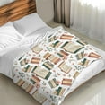 thumbnail image 4 of Book Lovers Gifts Blanket - Reading Blanket for Kids Boys Girls - 40x50 Inches Cute Lap Size Reading Throw Blanket for Library - Soft Fuzzy Comforter for Couch Sofa Bed, 4 of 6