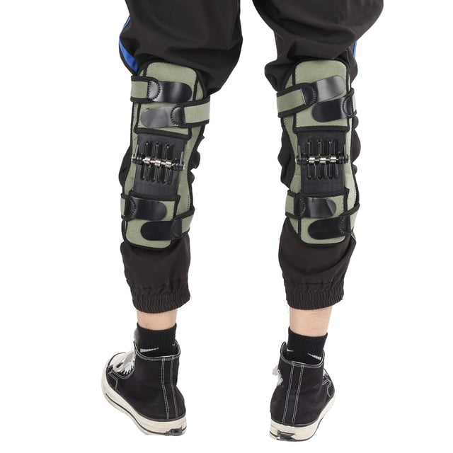 Refuerzo de protección de rodilla, refuerzo de protección de rodilla articulación de rebote de rodilla soporte de recuperación de rodilla de resorte integración perfecta