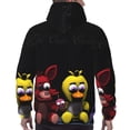 thumbnail image 6 of Lsque Five Nights At Freddy'S Pattern Casual Men's Hoodie,Hooded Sweatshirt with Kangaroo Pocket,Pullover Hoodie-4X-Large, 6 of 8