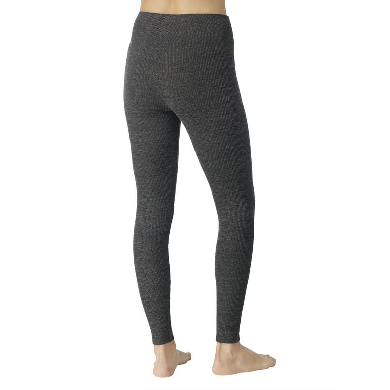 ClimateRight by Cuddl Duds Women's Brushed Sweater Knit Warm Underwear  Legging 