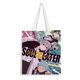 thumbnail image 1 of Soul Eater Bolso de tela con estampado de lienzo para mujer, bolsa de compras reutilizable y estética, con cremallera interior, regalo para mujer, 35 × 40 cm., 1 of 6