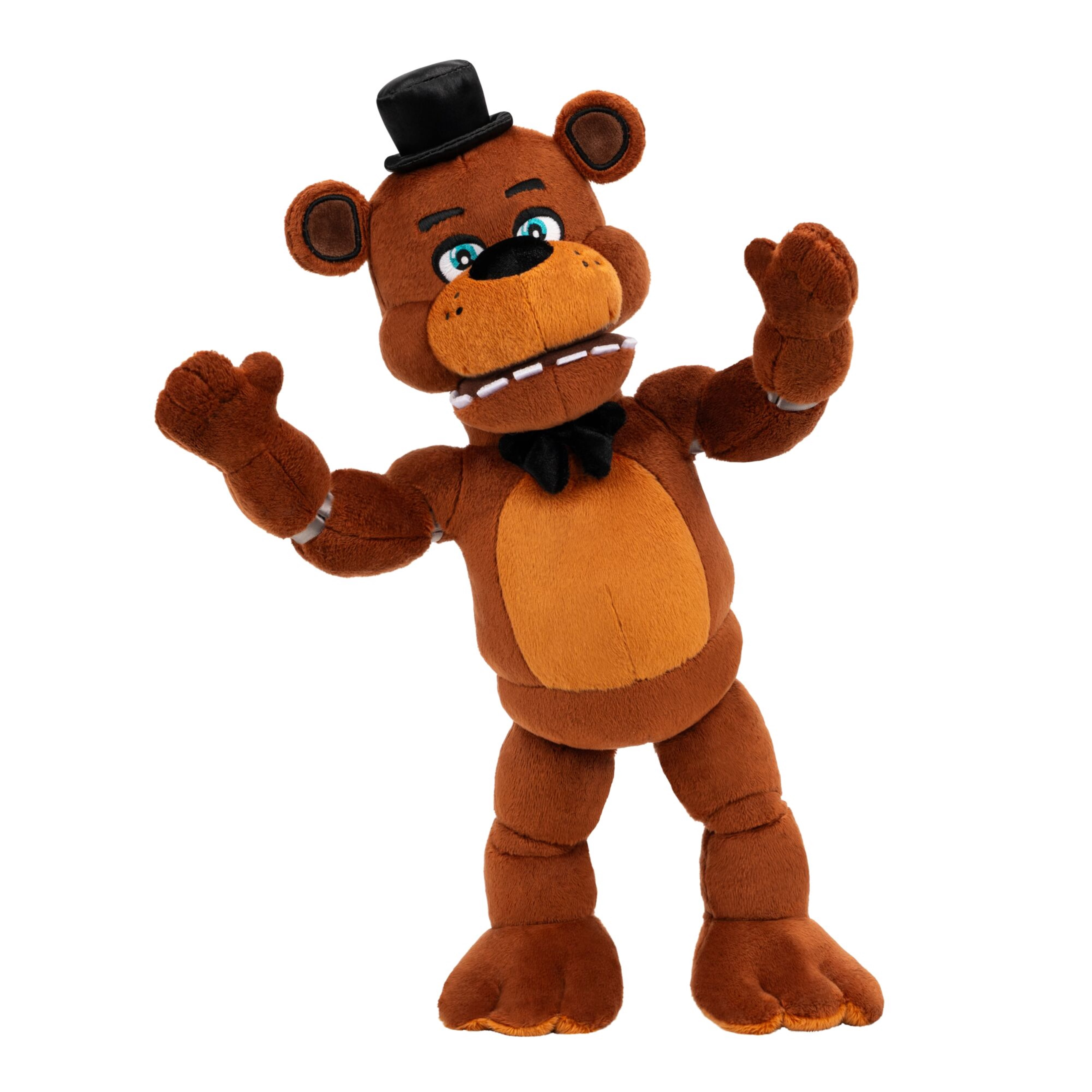 Five Nights at Freddy’s 14 inch Poseable Sound Classic Freddy Plush - 4 Sounds, and  Glow-In-The-Dark Eyes