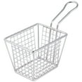 thumbnail image 1 of Square Mesh Frying Basket Strainer Mini Food Colander Mesh Fry Filter Mesh Basket for Potatoes Chips French Fries (Size S), 1 of 8