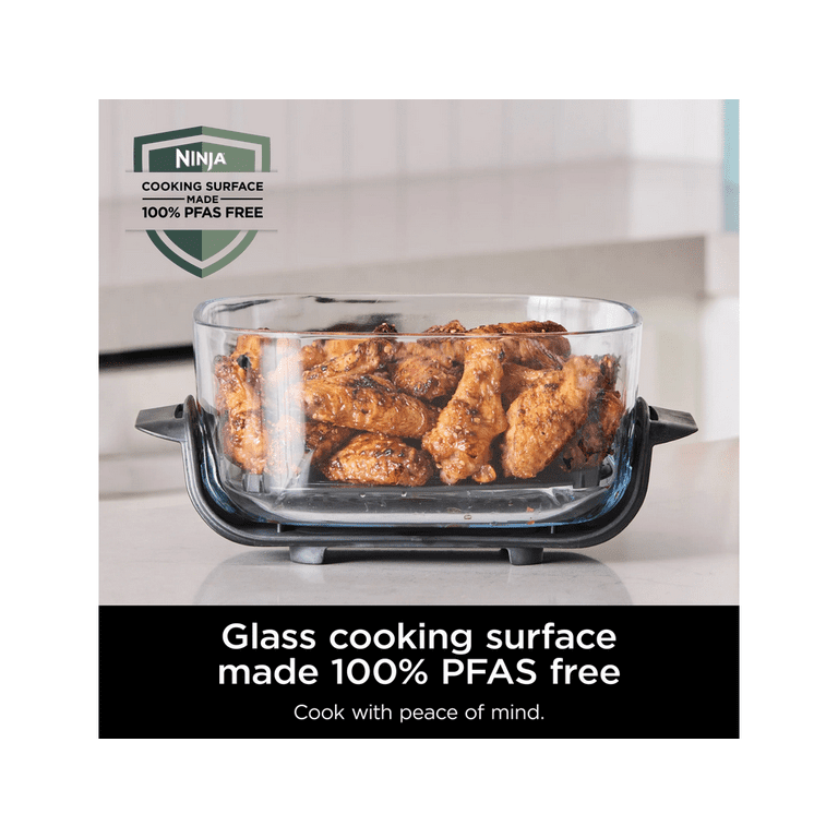 NINJA crispi 新品　未使用 Restored Ninja Crispi Glass Air Fryer 4-Qt, 3-in-1, Air Fry