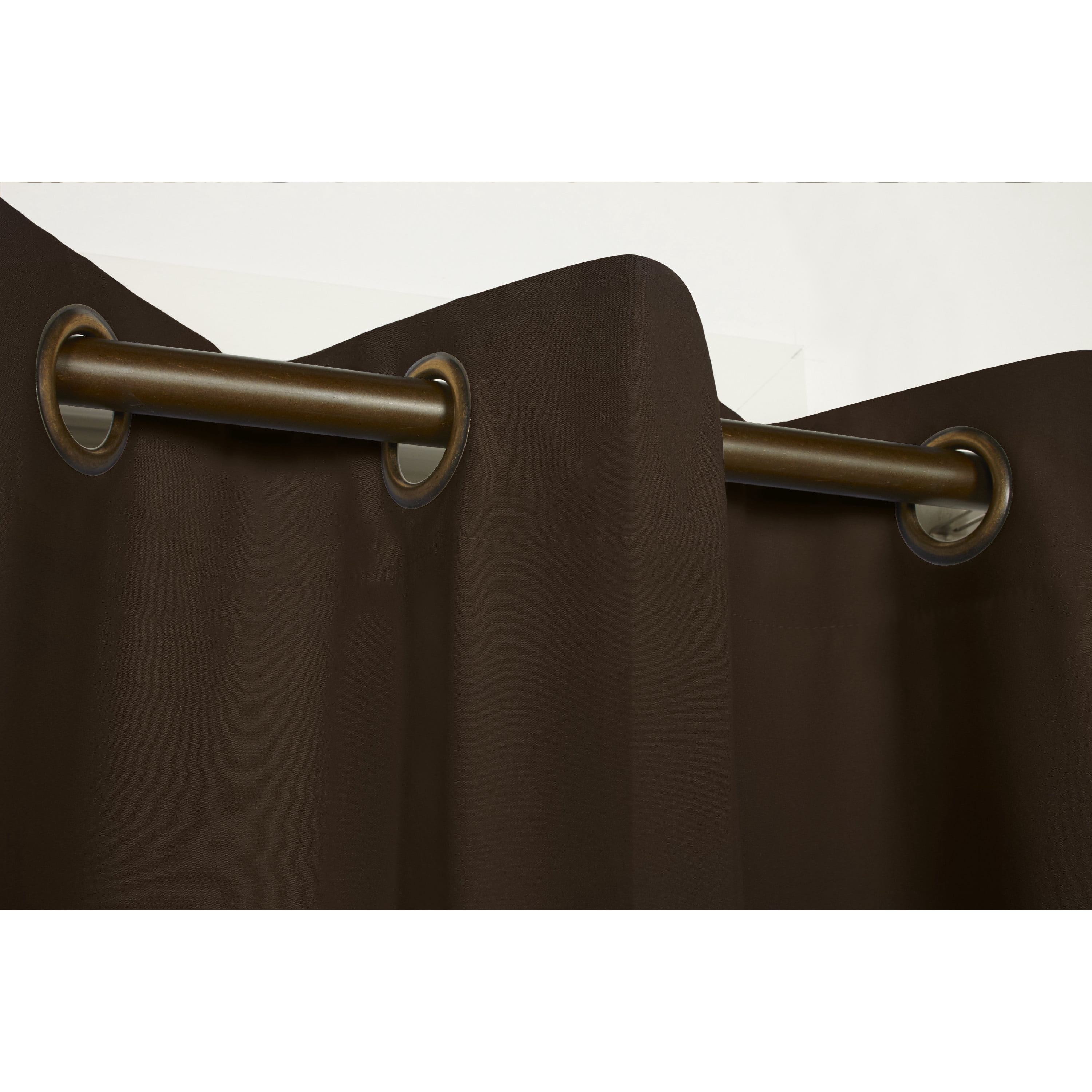 Loft Living Plano Room Darkening Grommet Indoor Curtain 40 x 84 in Brown