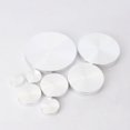 thumbnail image 1 of Miangastore Miniature Aluminum Turntable Base Silver 3Pcs 1.8x1.8x0.5in, 1 of 8
