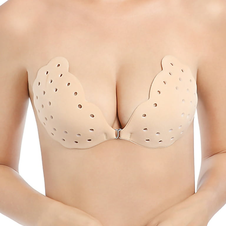 Women Adhesive Bra Invisible Silicone Breast Pads Boob Lift Tape