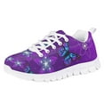 thumbnail image 1 of Pzuqiu Floral Butterfly Big Girls Tennis Shoes Size 4 Breathable Mesh Sneakers Lightweight Athletic Walking Shoes Lace Upp, 1 of 7