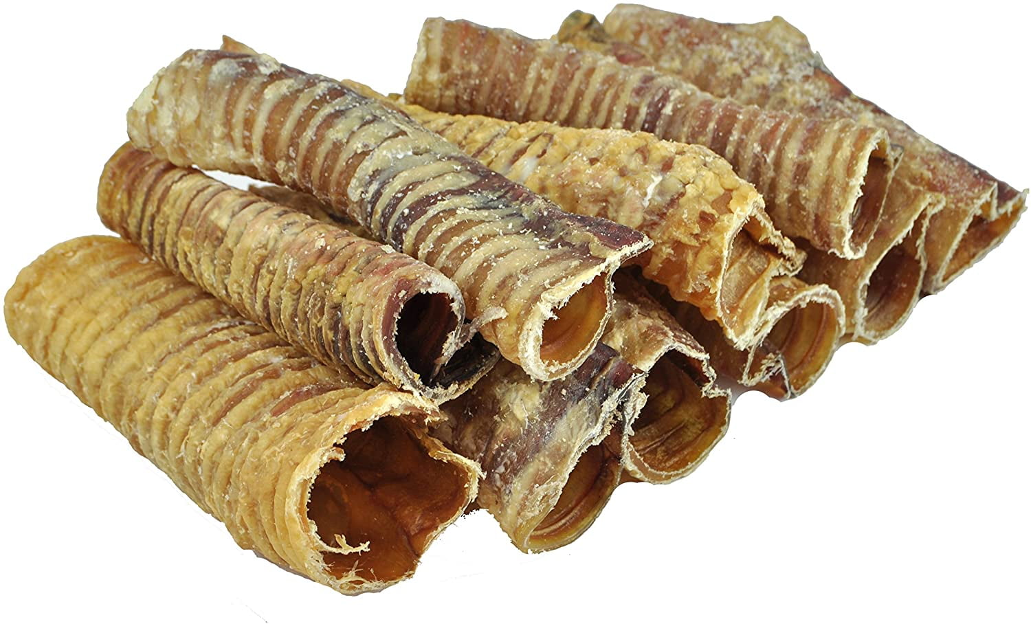Premium Beef Trachea Dog Chews, Great Source of Glucosamine, 100 Natural LongLasting Treats