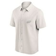thumbnail image 2 of Men's Fanatics Cream Philadelphia Eagles Front Office Button-Up Shirt, 2 of 3