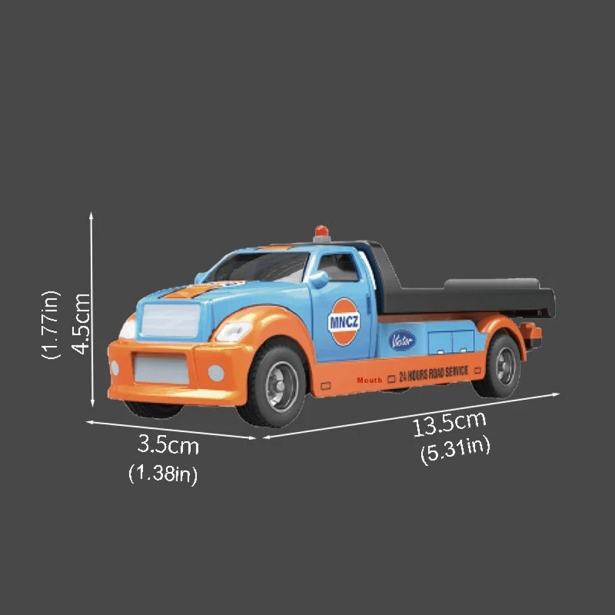 RC Truck with Mini Race Car for Kids, 2.4G Remote Control Car with Lights for Boys Girls Christmas Birthday Gifts