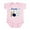 Petal Pink, variant on CafePress - Daddy's Bowling Buddy Infant Bodysuit - Baby Light Bodysuit, Size Newborn - 24 Months