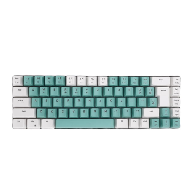 Wired Gaming Keyboard, 60 Percent 68 Keys RGB Backlit Mechanical Keyboard, Ergonomic Compact Keyboard with Anti Ghosting And Multimedia Keys for PC Laptop Computer
