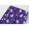 thumbnail image 5 of Popshion Toddler Girls Unicorn Long Sleeve Shirt and Pants Cotton Tight Fit Pajama Set, 2-Piece, Sizes 3T, 5 of 7