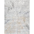 thumbnail image 3 of Pasargad Home Starburst Collection Power-Loomed White/Grey Area Rug- 10' x 14', For Indoor Space and all Age of Group, 3 of 6