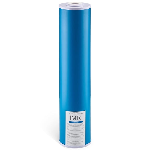 VEVOR Whole House Water Filter Replacement Cartridge, 4.5" x 20" Iron & Manganese Reducing Replacement Filter for 3-Stage Whole Home Water Filtration System, Reduce Chlorine, Bad Taste, Odor