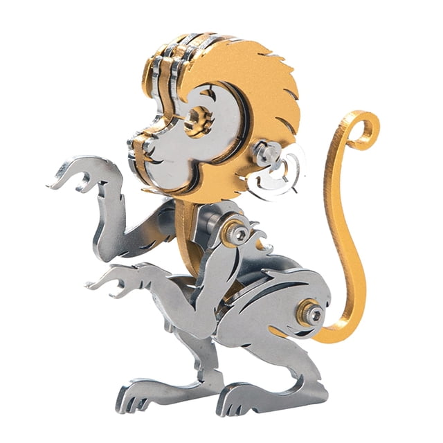 Puzzle de metal 3D MENAIMPK Monkey para adultos y adolescentes