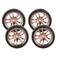 thumbnail image 3 of Esquirla 4 Pieces RC Tyre for 1/18 RC Rally Car DIY Modification Repalces Gold, 3 of 8