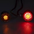thumbnail image 4 of 2pcs LED Tourner la Lumière Moto Virages Lampe Électroplaque Indicateur de Direction 10mm Filetage de Fixation, 4 of 8