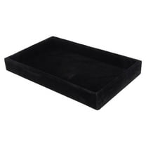 Jewelry Tray Organizer with Black Velvet Surface for Displaying Bracelets Necklaces and Earrings