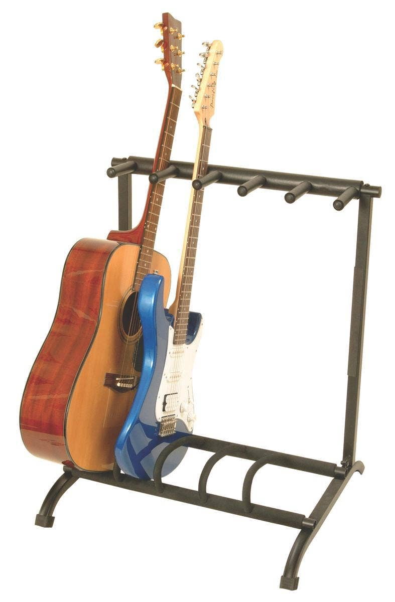 On-Stage GS7561 5-Space Foldable Multi Guitar Rack