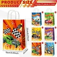 thumbnail image 2 of 24PCS Hot Car Happy Birthday Party Favor Bags Wheels Car Party Supplies Race Car Party Treat Bags Hot Car Happy Birthday Game Party Gift Goodie Bags for Baby Shower Hot Car Wild Racer Party Favors, 2 of 4