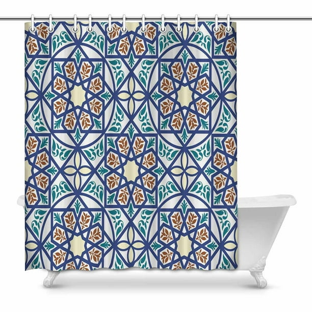 MKHERT arabic and islamic Bathroom Shower Curtain 60x72 inch Walmart