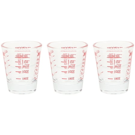 

3Pcs Coffee Drinking Glasses Kitchen Milk Measuring Cups Water Cups with Scale