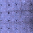 thumbnail image 1 of Ahgly Company Machine Washable Indoor Square Oriental Blue Industrial Area Rugs, 8' Square, 1 of 4