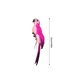 thumbnail image 3 of Loro de plumas de imitación, verde, decoración de jardín, pájaro, loro de acero dorado, pájaro, pájaro de plumas, clip de pájaro de espuma, decoración de pájaros, 3 of 8
