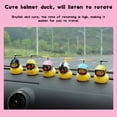 thumbnail image 3 of Coche De Juguete De Pato, Decoraciones De Salpicadero De Coche De Pato Amarillo Con Casco De Hélice Para Adultos Y Niños Guardurnaity HA039875-06, 3 of 6