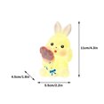 thumbnail image 7 of Sruoe LED Light-Up Easter Bunny Figurine with Red Rose, Glowing Yellow Rabbit Tabletop Ornament, Easter Decorations for Home Spring Farmhouse Gift for Kids Room, 7 of 7