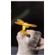 thumbnail image 2 of Decoración de jardín al aire libre: estatuas de mariposas de gato de resina con luz solar para jardín. Decoraciones para amantes de los gatos, jardineros, familias con mascotas., 2 of 3