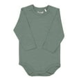 thumbnail image 1 of Coccoli Tencel Modal Long Sleeve Onesie - Lily Pad / 9 Months (17-20 lbs) / Core, 1 of 1