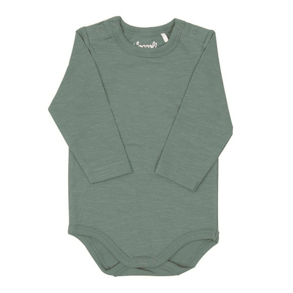 Coccoli Tencel Modal Long Sleeve Onesie - Lily Pad / 9 Months (17-20 lbs) / Core