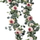 thumbnail image 5 of Guirnalda de flores artificiales, guirnalda de rosas artificiales, enredaderas florales para bodas, fiestas en casa, camino de mesa decorativo de seda, enredaderas artificiales, seda de alta, 5 of 6