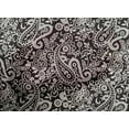 thumbnail image 5 of oneOone Cotton Poplin Dark Gray Fabric Paisley Sewing Material Print Fabric By The Yard 42 Inch Wide-5I, 5 of 6
