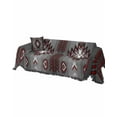 thumbnail image 2 of Red Grey Aztec Sofa Covers for 3 Cushion,Washable Couch Cover for Sectional Sofa Slipcoverwith Tassel,Southwest Tribal Bohemian Farmhouse Morocco Loveseat Covers Futon Cover Throw Blanket 71x118, 2 of 8