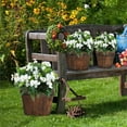 thumbnail image 5 of Artificial Impatiens Bouquet Flowers Topboutique Silk Fake Impatiens Flowers Impatiens Bush Lifelike Simulation Plastic Cloth Flowers for Patio Lawn Garden Wedding Photo Decor,4 Pcs White, 5 of 8