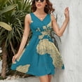 thumbnail image 3 of World Political Map with Countries, Cities Roads Lakes And Rivers Sundress Sleeveless Dress Summer Women Clothes Dress for Women Dresses, 3 of 7