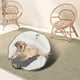 thumbnail image 4 of Asiento para perros, asiento para mascotas, asiento de seguridad para mascotas, cama para perros para coche con bolsillo rejilla negra Gloria Portadores de asiento de coche, 4 of 9