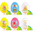 thumbnail image 3 of Light Up Easter Eggs Toy Gifts for Kids, 6 Cute Easter Egg Spinning Tops with Flash & Music, Easter Basket Stuffers Essentials, Easter Eggs Hunt Prize, Kids Goodie Bag Fillers, Party Favor Novelty Toy, 3 of 10