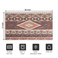 thumbnail image 5 of Boho Red Southwestern Ethnic Pattern Door Rugs,Washable Non Slip Door Mats Indoor,Decorative Door Mats,Entry Mat Indoor for Entrance,Bedroom,Kitchen,Bathroom,17"x30", 5 of 6