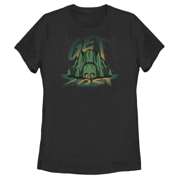 Women's Peter Pan & Wendy Get Lost  Graphic Tee Black Large