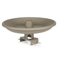 thumbnail image 4 of Farm Innovators 150 Watt Plastic Heated Birdbath w/ Deck Mount, Tan (2 Pack), 4 of 12