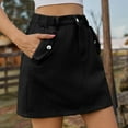 thumbnail image 2 of Yesfashion Wholesale Denim Skort for Women High Waisted Denim Mini Skirt Stretch Women Jean Skirt Shorts, 2 of 8