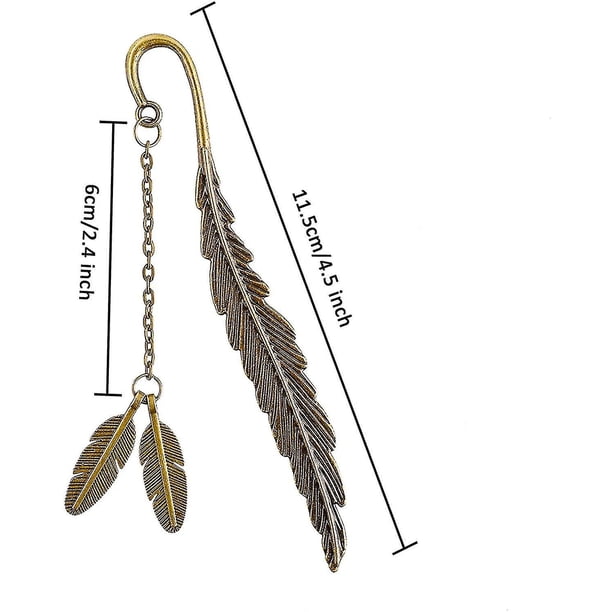 Marcadores De Metal De Plumas 12PCS, Marcadores De Forma De Pluma Vintage Marca De Libro De Metal De Bronce Regalo De Papeleria Hecho A Mano Ecomeon No Marcadores De Metal De Plumas 12PCS, Marcadores De Forma De Pluma Vintage Marca De Libro De Metal De Bronce Regalo De Papeleria Hecho A Mano Ecomeon No